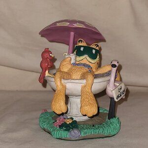 Garfield Cat ON VACATION Figurine Jim Davis Danbury Vintage